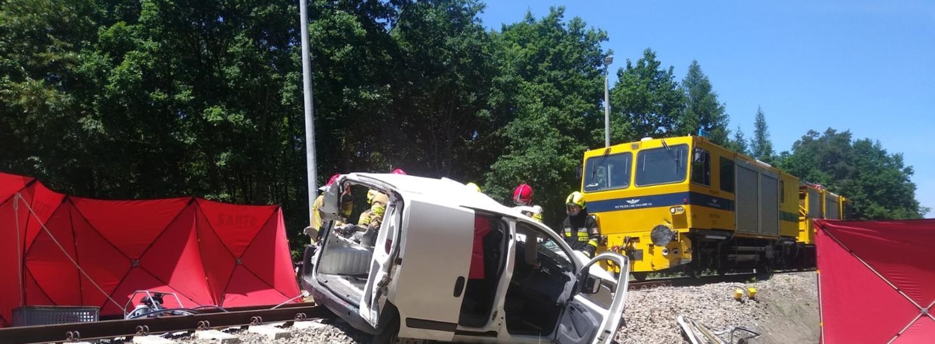 Śmiertelny wypadek na niestrzeżonym przejeździe kolejowym